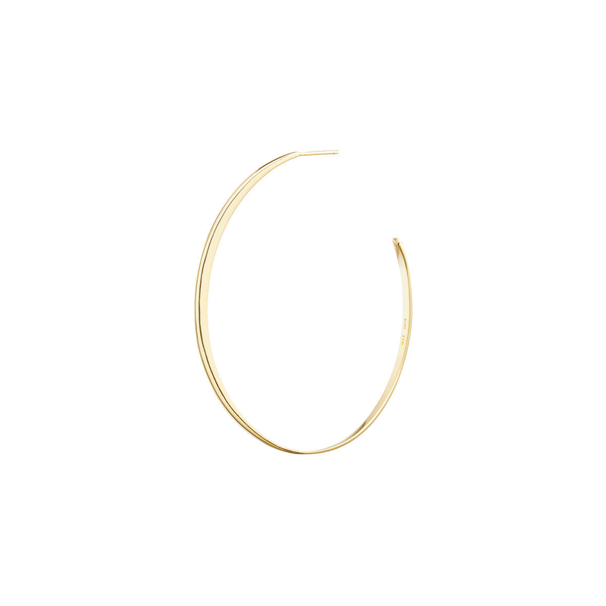 Glow Large 18K Gold Hoop