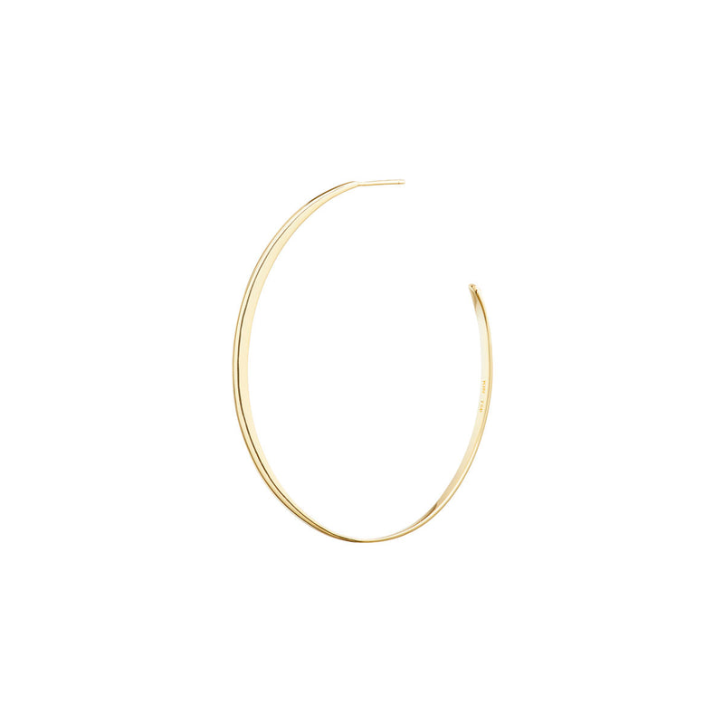 Glow Large Gold Plated Hoop
