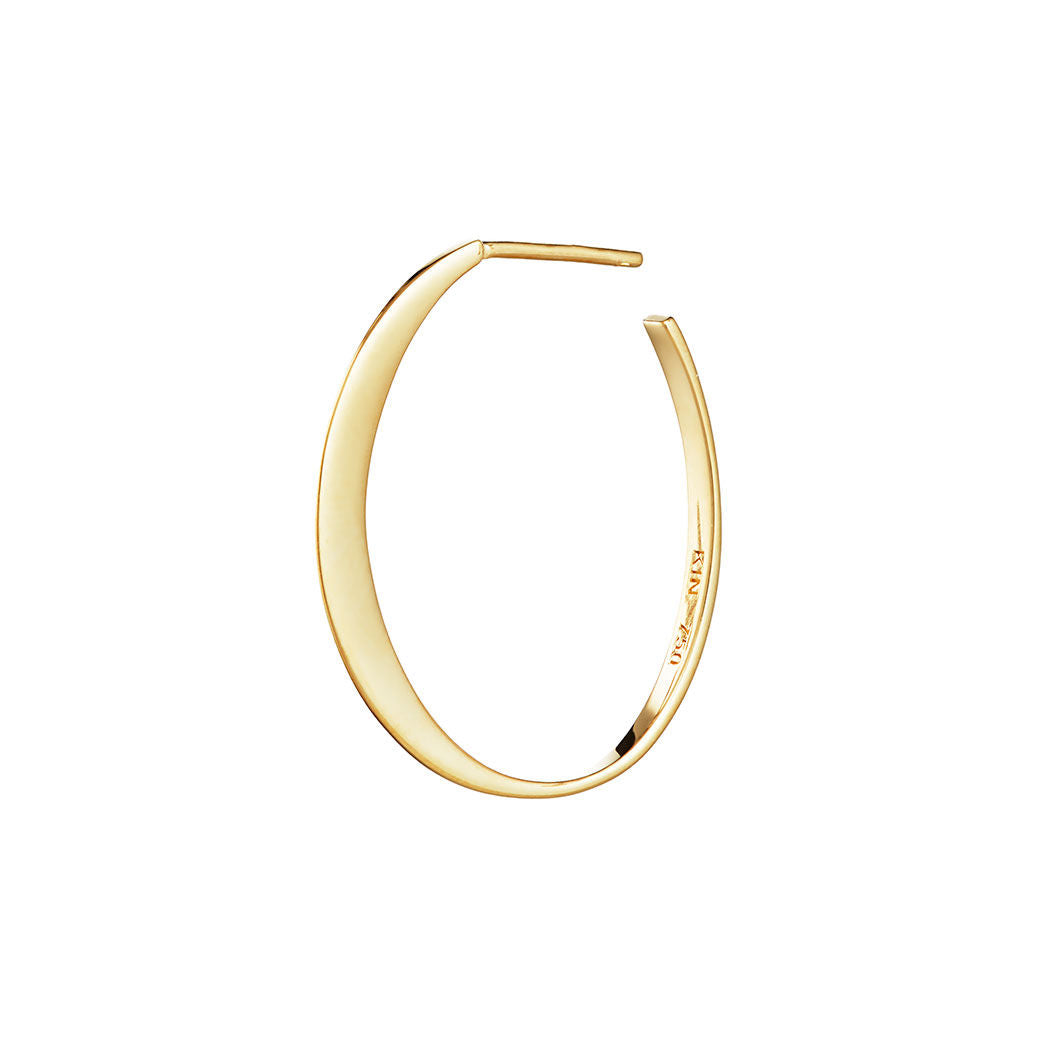 Glow Small 18K Gold Hoop