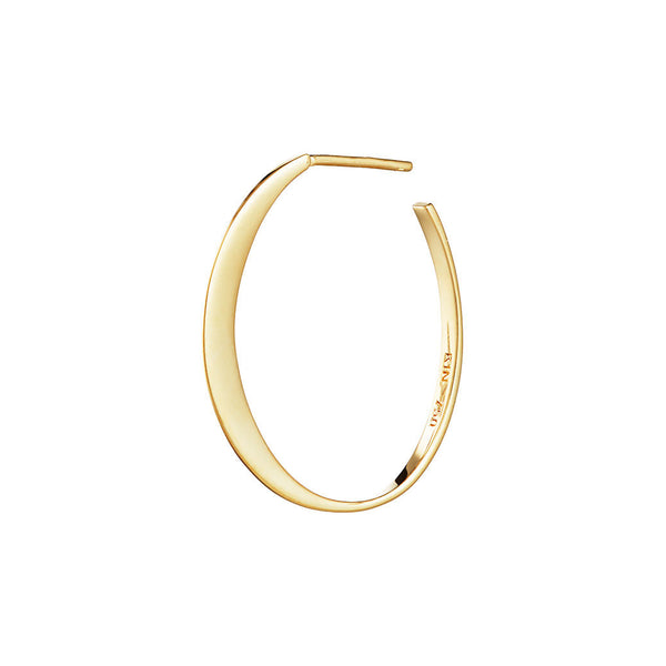Glow Small Gold Plated Hoop