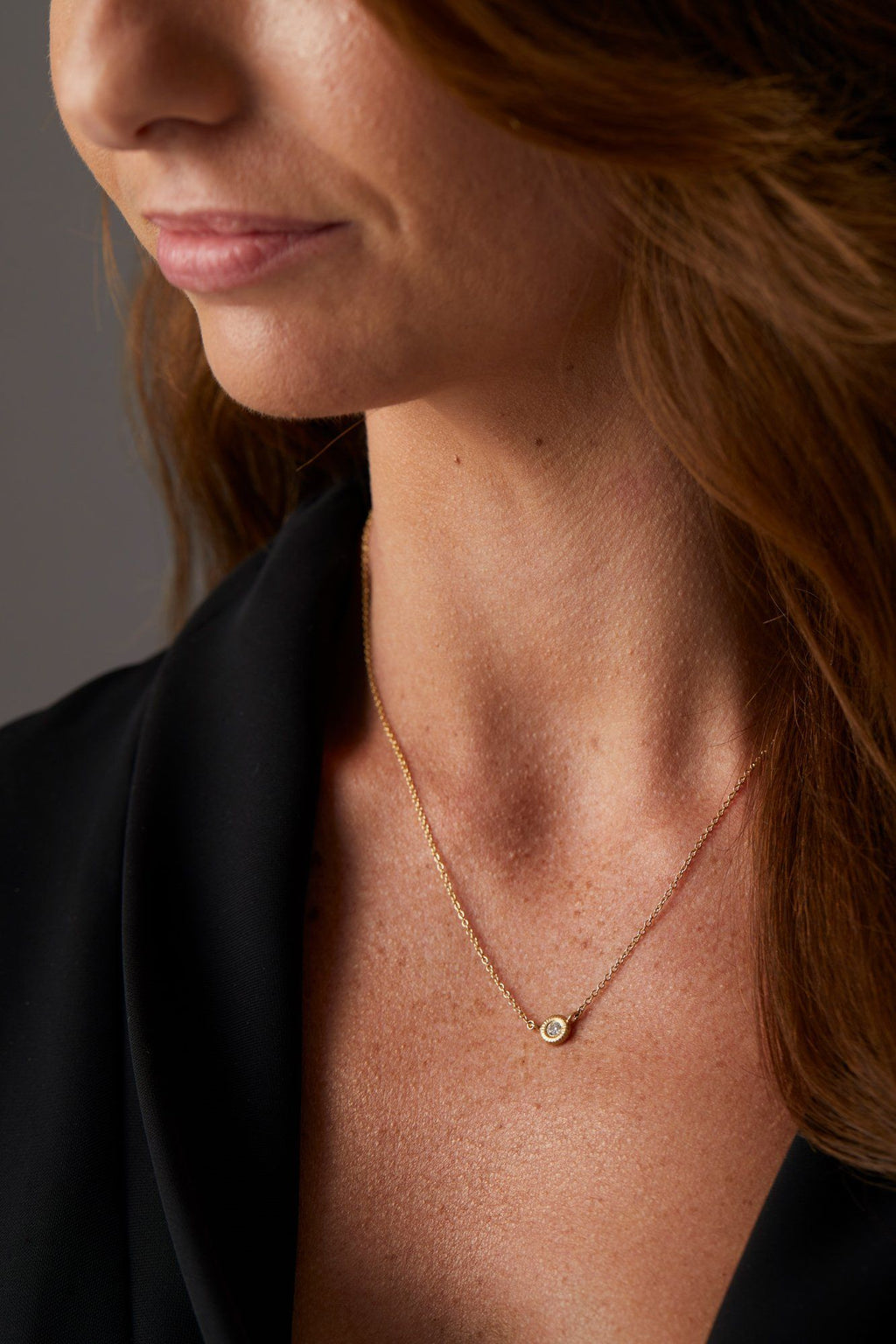 Glory 18K Gold Necklace w. Diamond