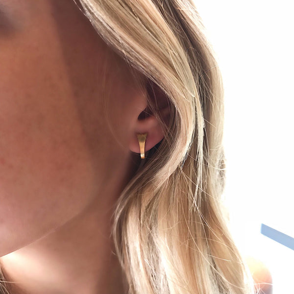 Luna Loop Ohrringe aus 18K Gold