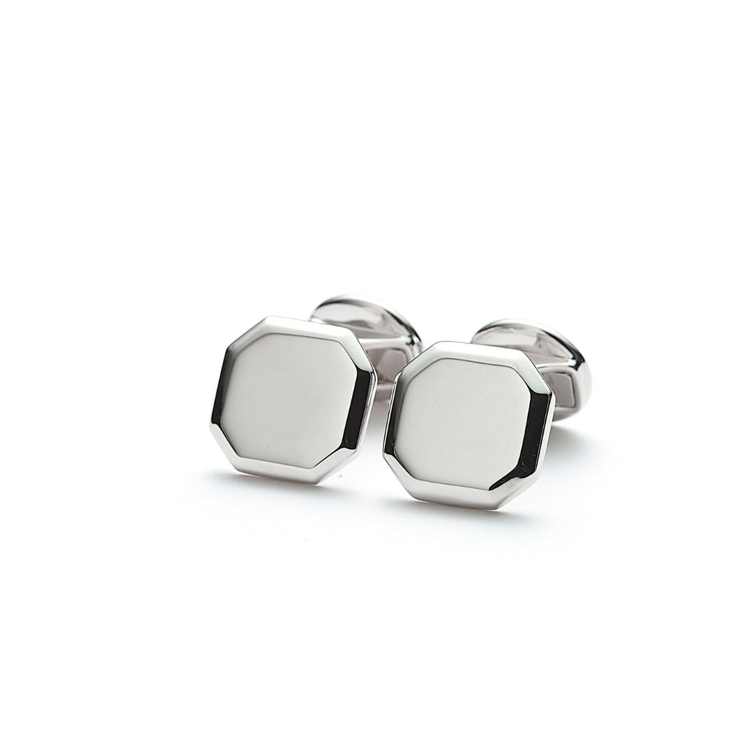 Alexander Lynggaard Hope Square Facet Silver Cufflinks – The Jewellery Room