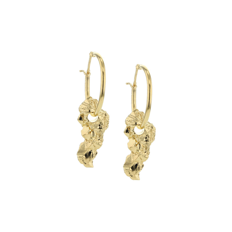 Fool's Gold Plated Earrings