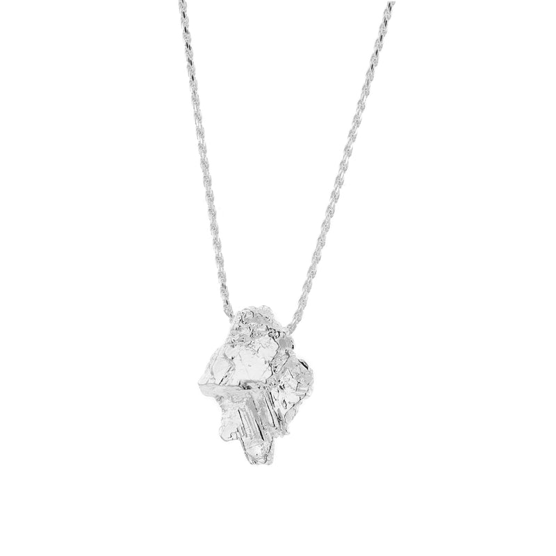 Hematite Silver Necklace