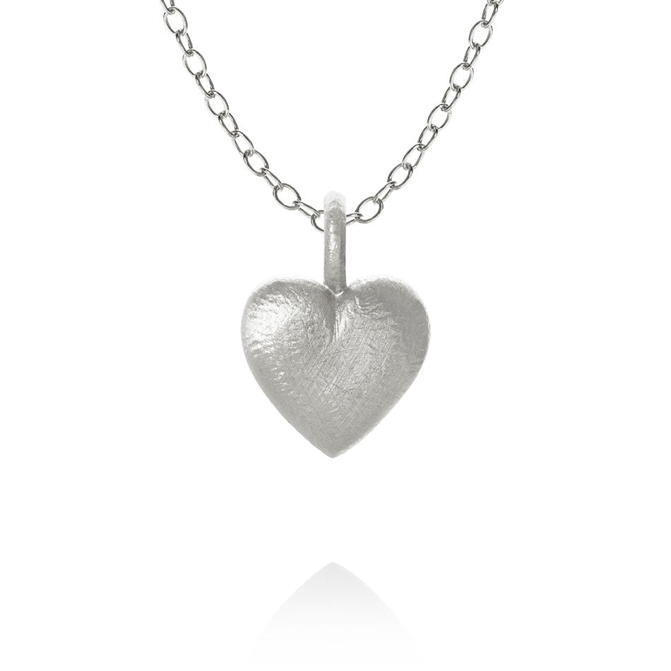 Heart Sølv Halskæde
