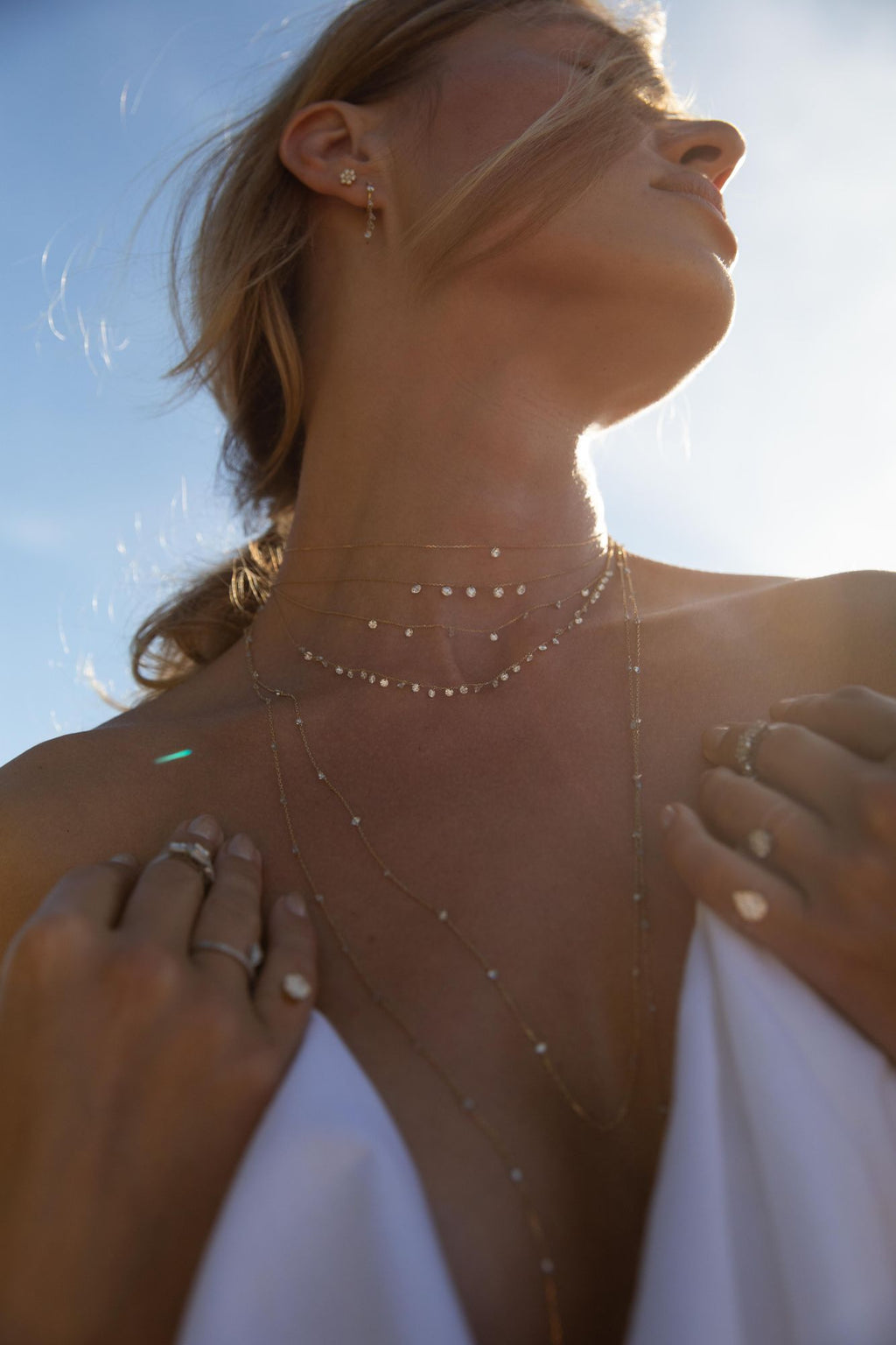 Danaé Goldkette aus 18K I 31 Diamanten