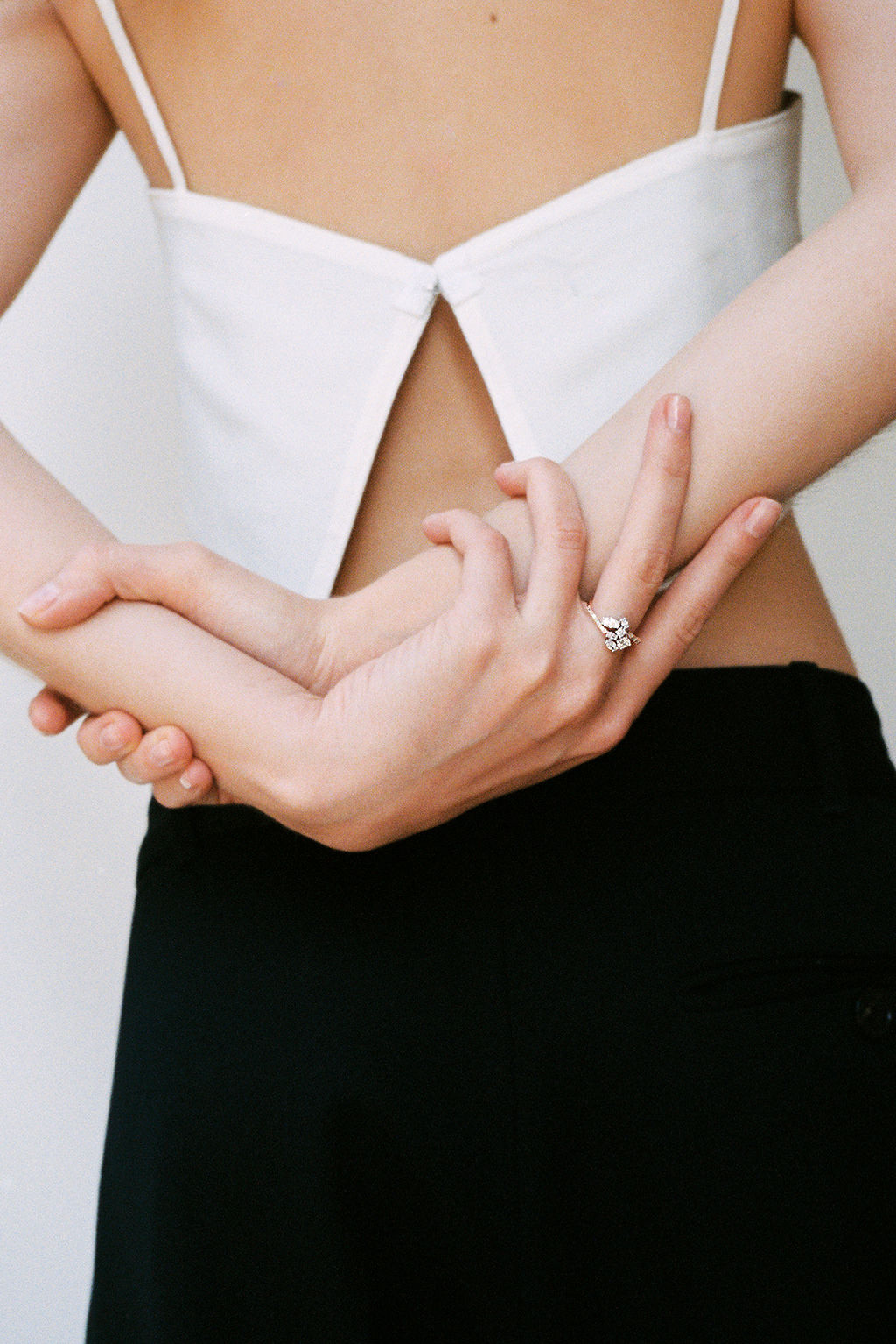 Hydra 18K Gold Ring w. Diamonds