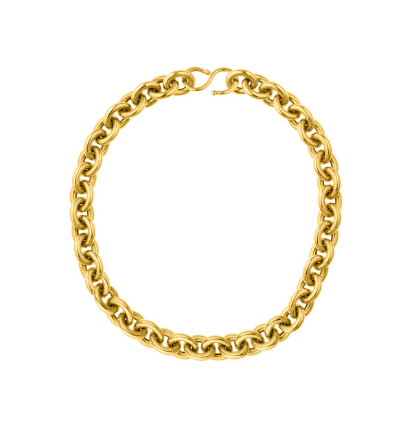 Chunky Chain Gold Plated Necklace