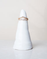 Hilda 18K Guld, Hvidguld eller Rosaguld Ring m. Diamanter