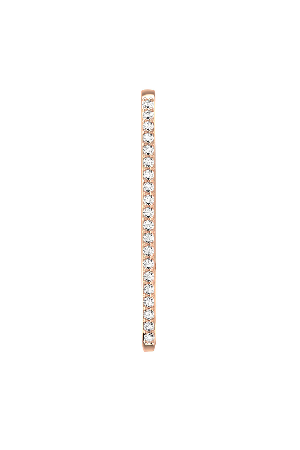 Honeymoon 18K Rose Gold Earring w. Lab-Grown Diamonds