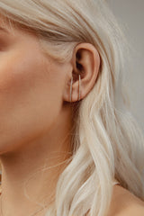 Honeymoon 18K White Gold Earring w. Lab-Grown Diamonds
