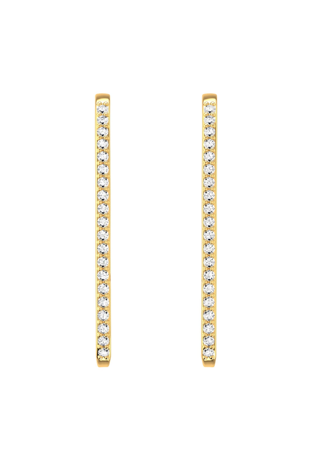 Honeymoon 18K Gold Earring w. Lab-Grown Diamonds