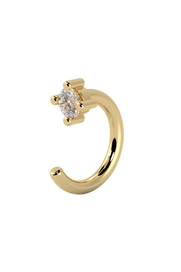 Hope 18K Gold Earring w. Lab-Grown Diamond