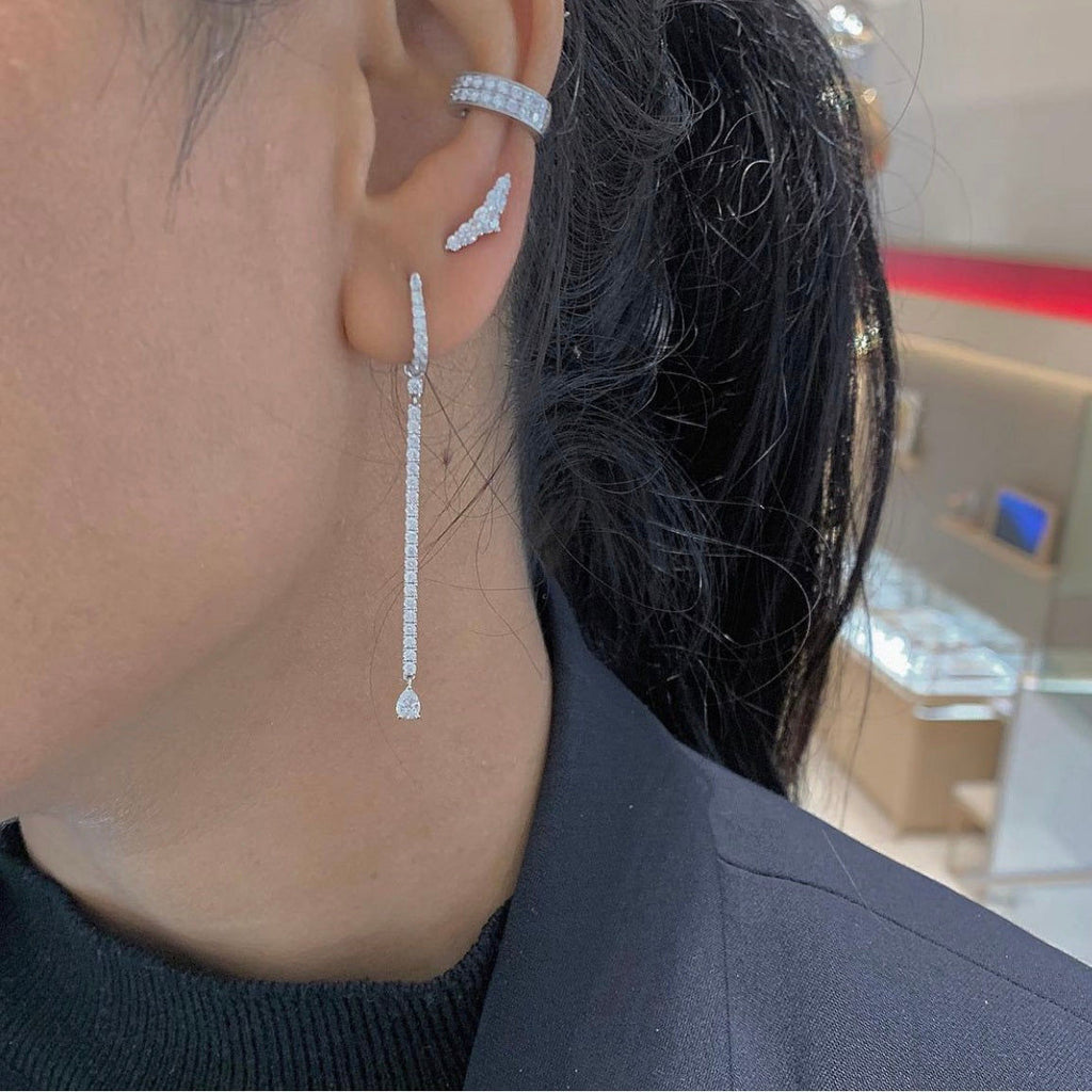 Conscious Forever 18K Gold, Rosegold or Whitegold Earrings w. Diamonds