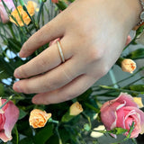 Eternity Narrow 18K Gold, Rosegold or Whitegold Ring w. Diamonds