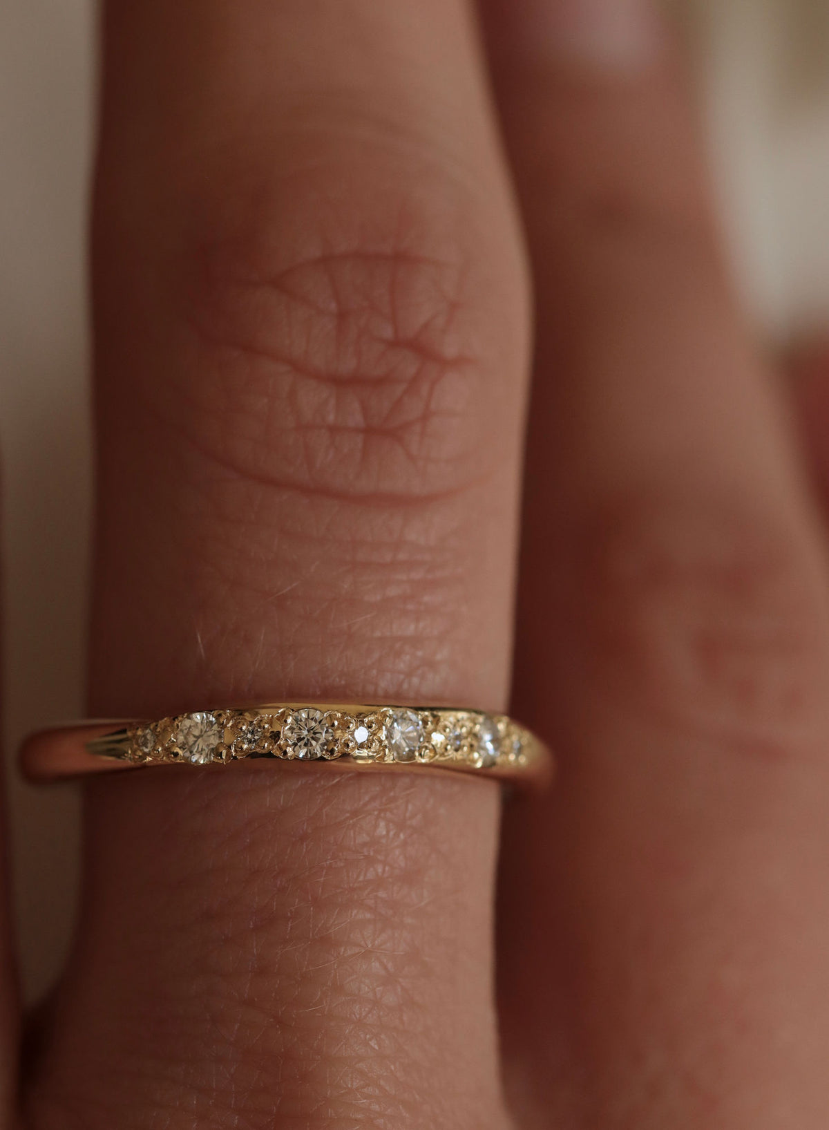 Alba 18K Guld Ring m. Diamanter