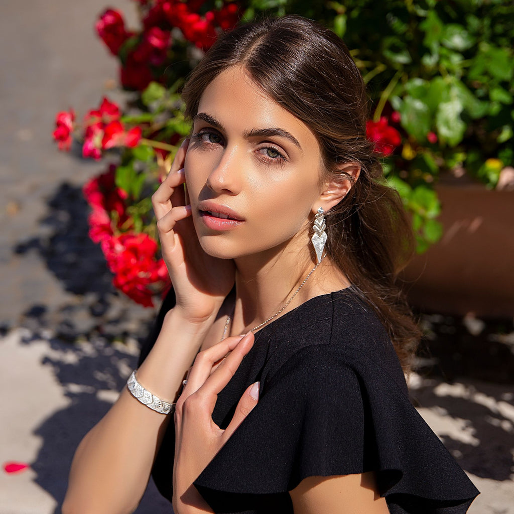 Fucine Romane | Rombi Silver Earrings