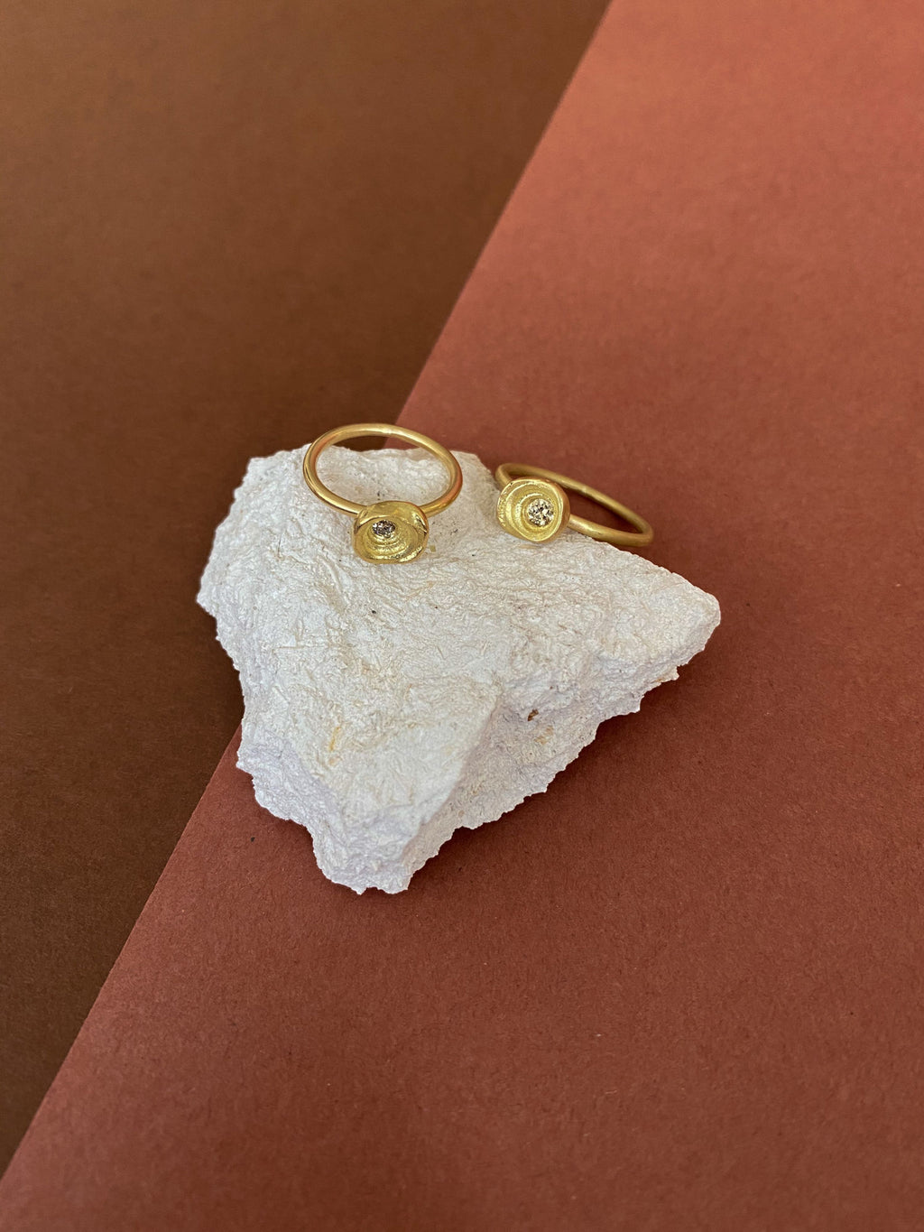 Ecargot Ring w. diamond