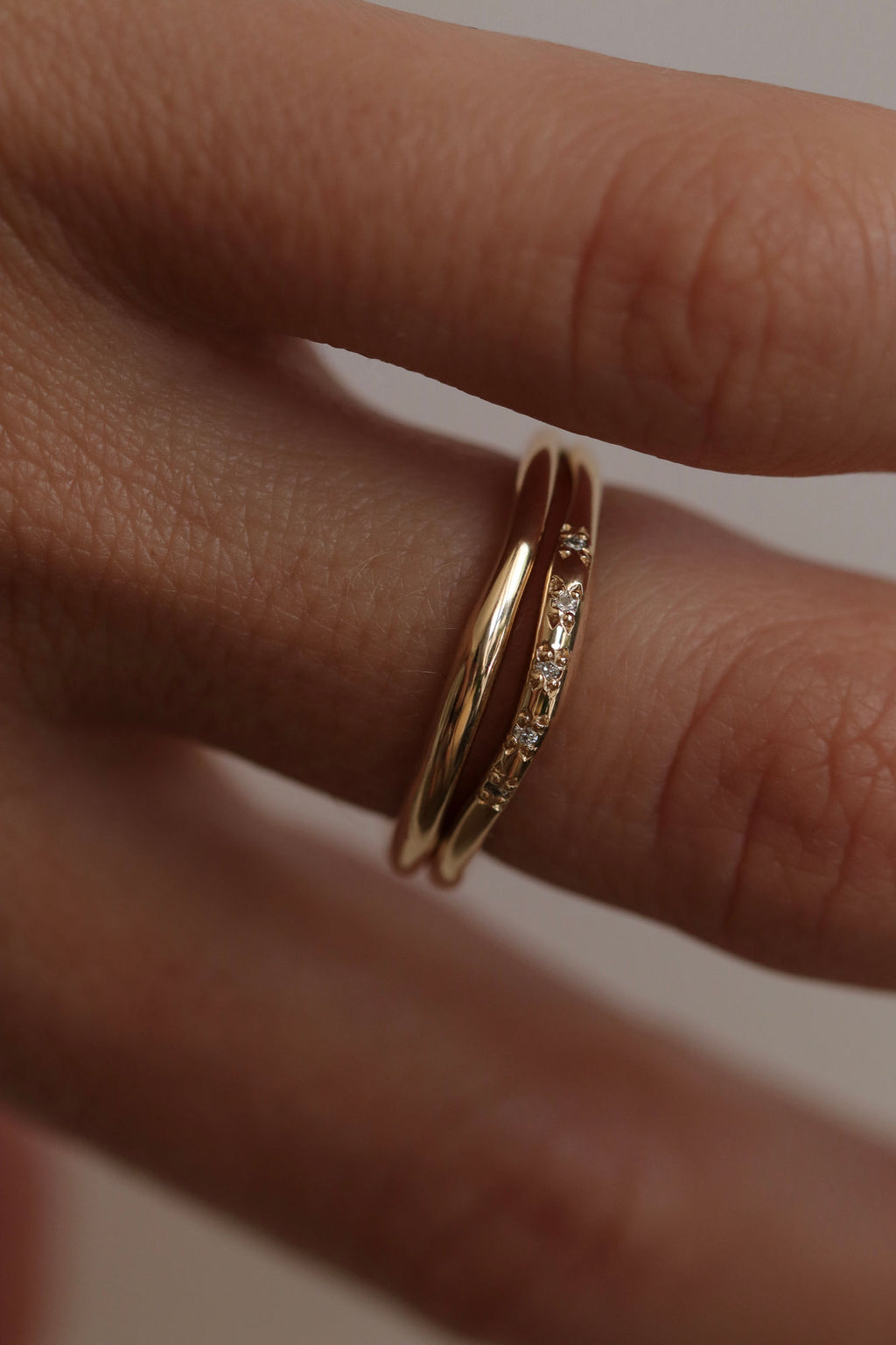 Filippa V 18K Gold Ring w. Diamonds
