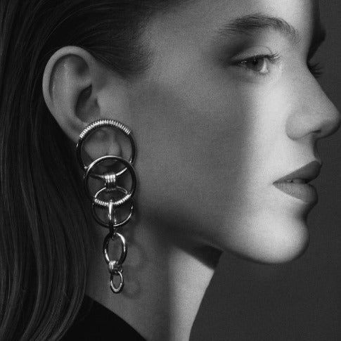 Marmont Show Earrings Silver