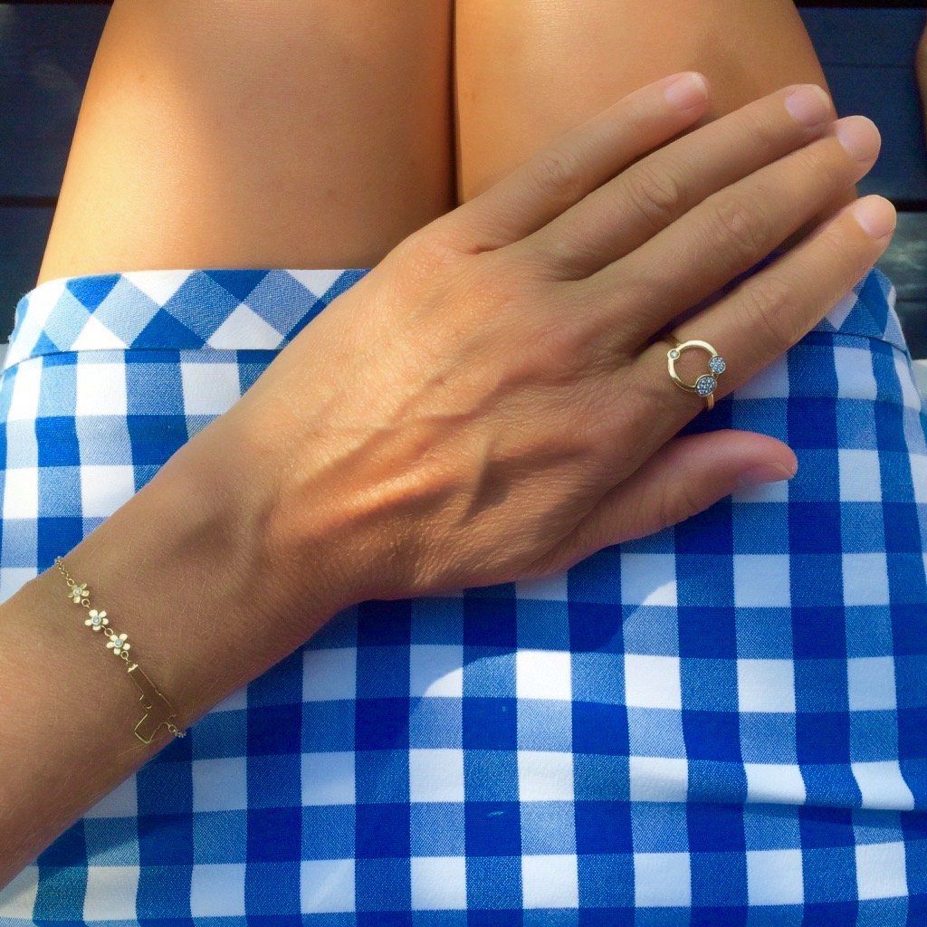 Galaxy 18K Rosegold Ring w. Diamonds