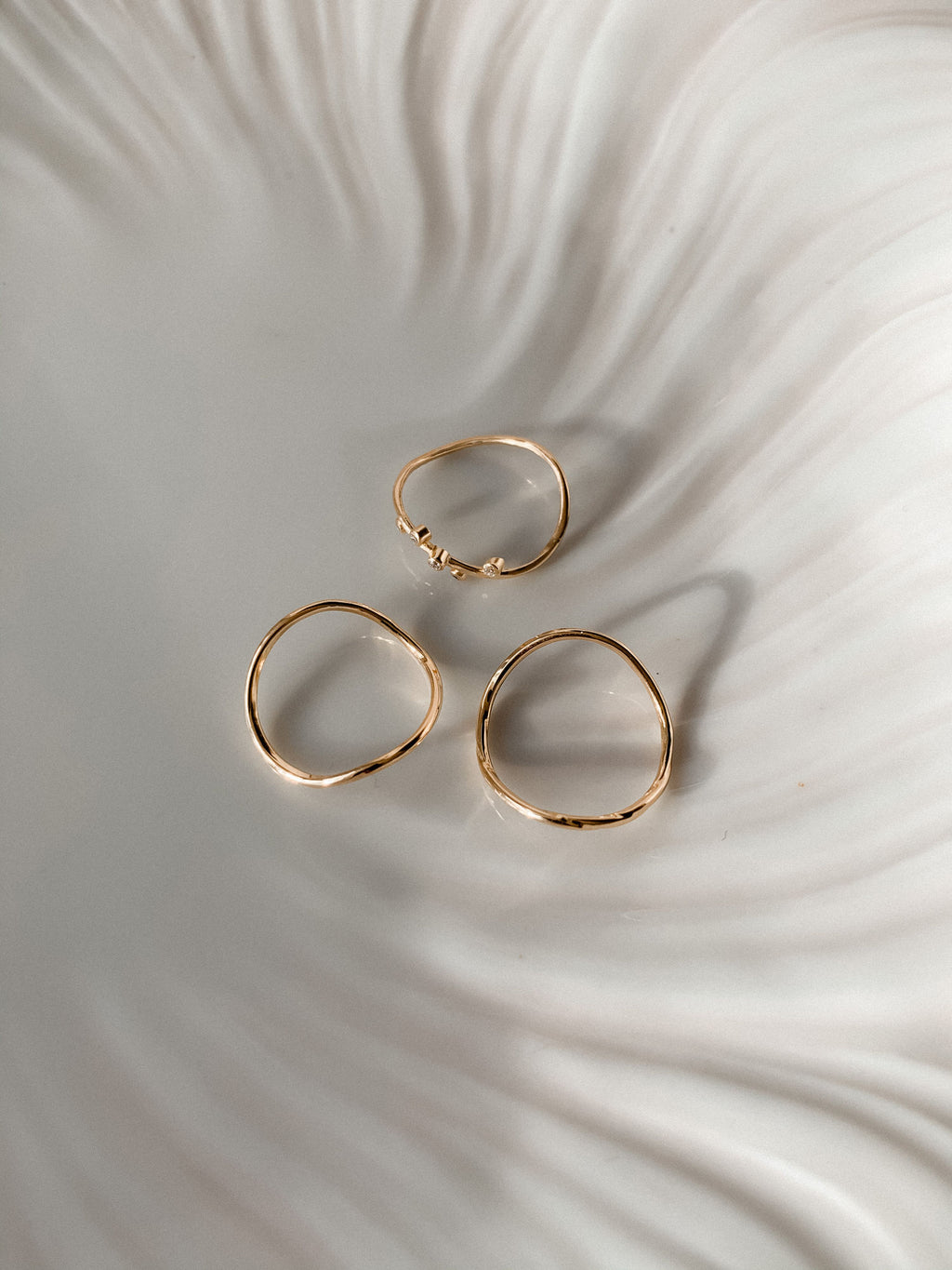 Petite partie Ring w. diamonds