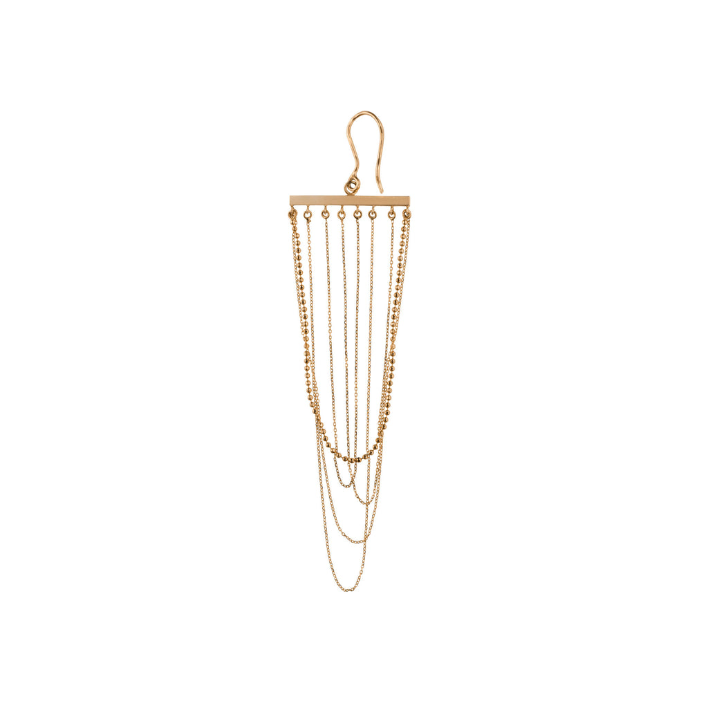 Chandelier 14K Gold Earrings