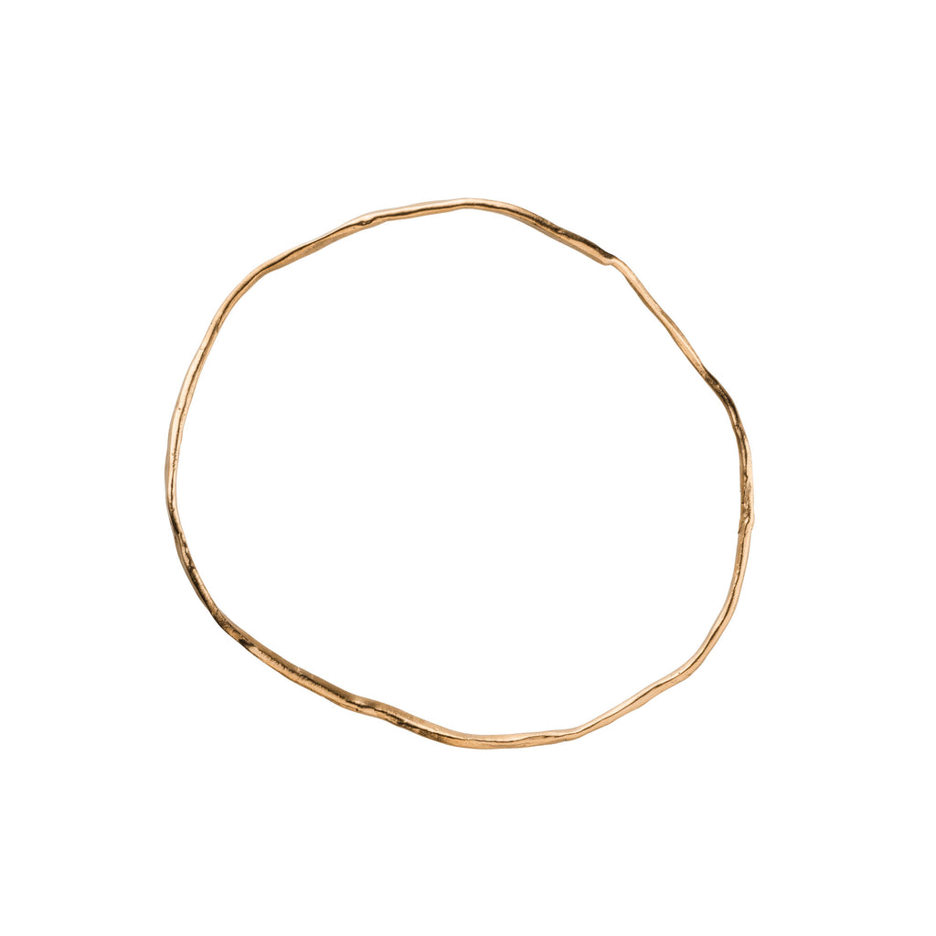 Coil 14K Gold Bangle