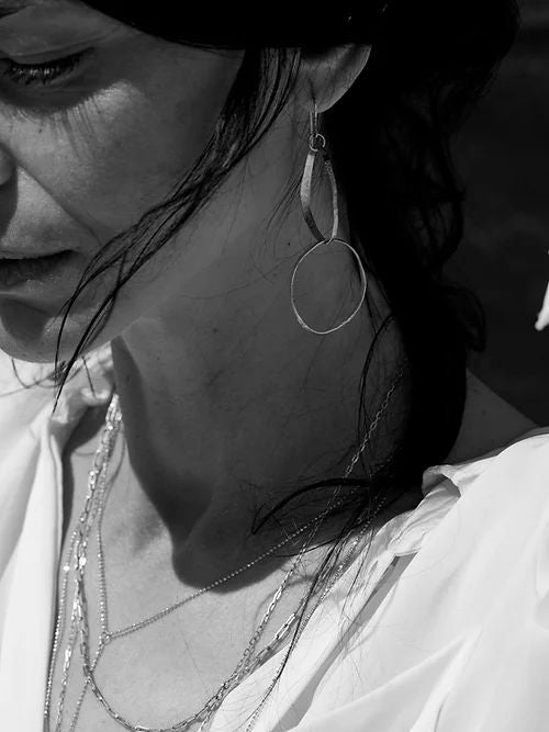 Double Eclipse 14K Gold Earrings