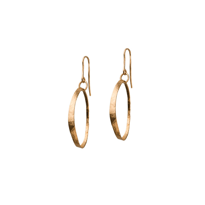 Single Eclipse 14K Gold Earrings
