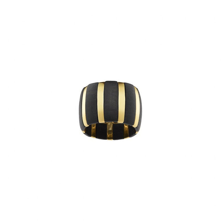 Isadora Striped Ring aus 18K Gold