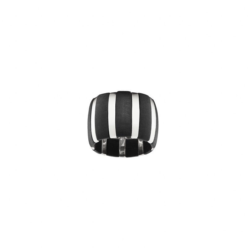 Isadora Striped Silberring