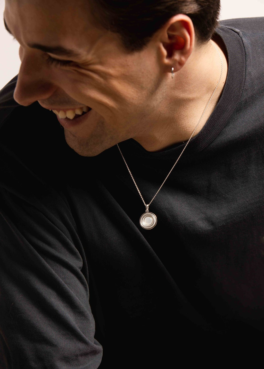 IX Anker Silver Pendant w. Moonstone