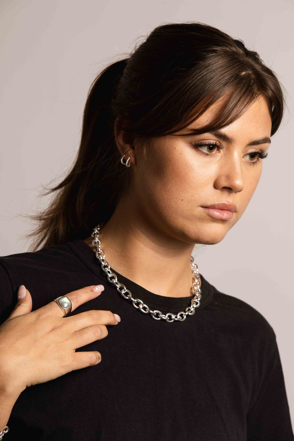 IX Luca Sølv Halskæde