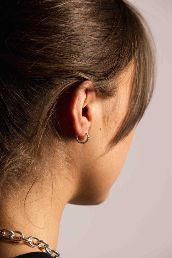 IX Frej Silver Hoop