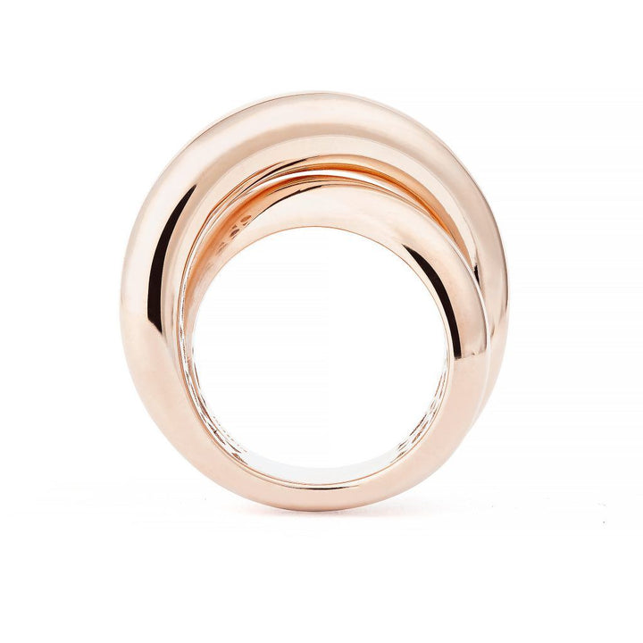 Infinity Loop Stor 18K Rosaguld Ring