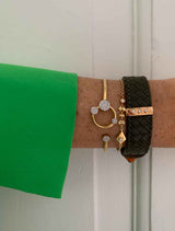 Kite 18K Gold Bracelet w. Diamonds