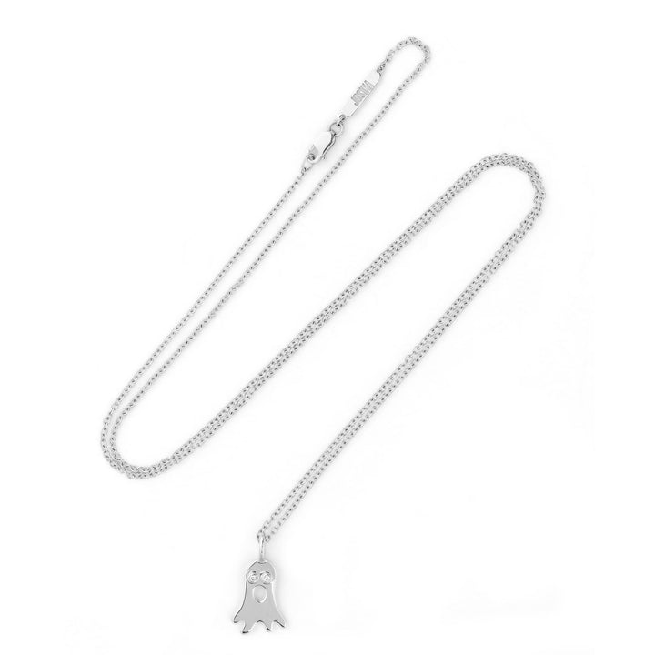 Boo 18K Whitegold Necklace w. Diamonds