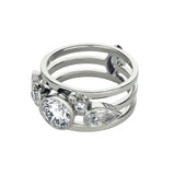 High Five 18K Hvidguld Ring m. Diamanter