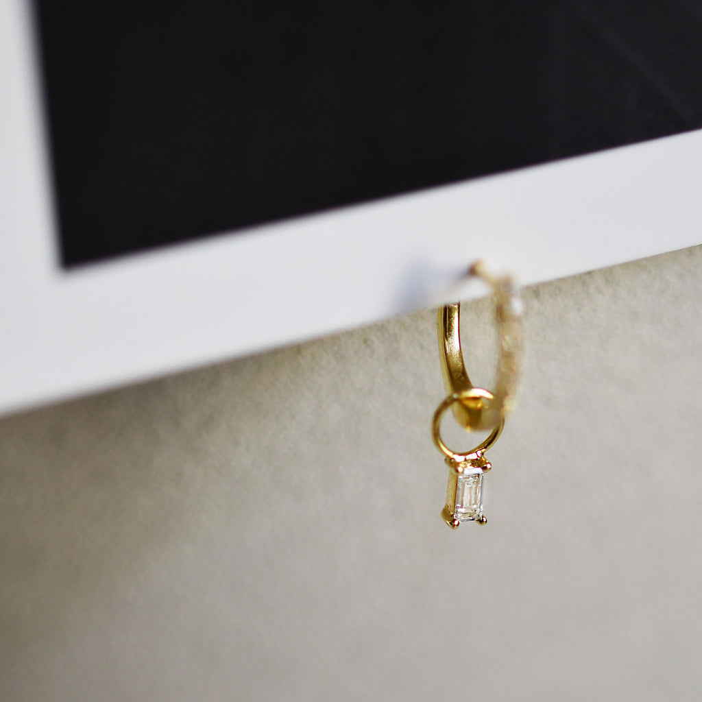 Baguette Collection Ørerings-vedhæng 001