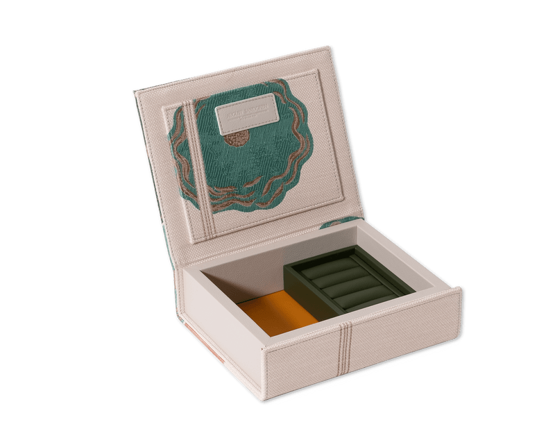 Limited Edition Fabric Kiku Jewellery Box, Small