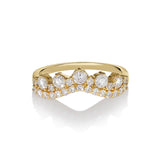 Josephine 14K Gold Ring w. Diamonds
