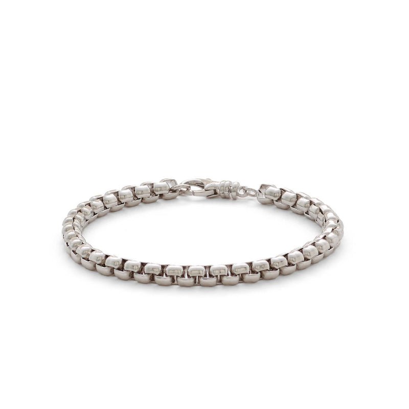 Box (5 mm) Silberarmband