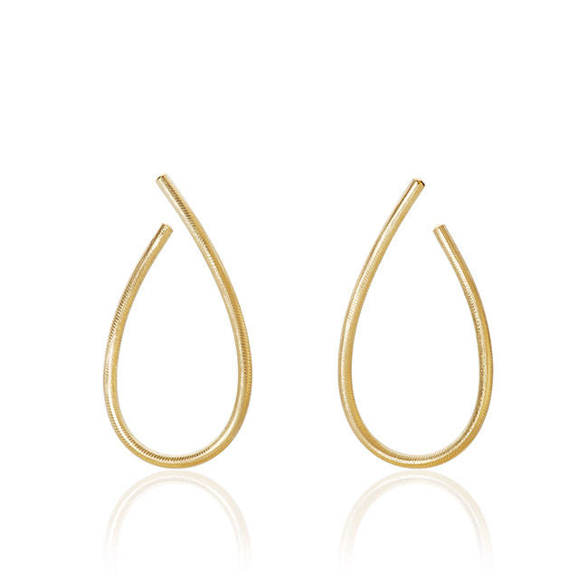 Große Kharisma Hoops aus 18K Gold