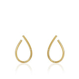 Medium Kharisma 18K Gold Earrings w. Diamonds