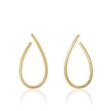 Large Kharisma 18K Gold Earrings w. Diamonds