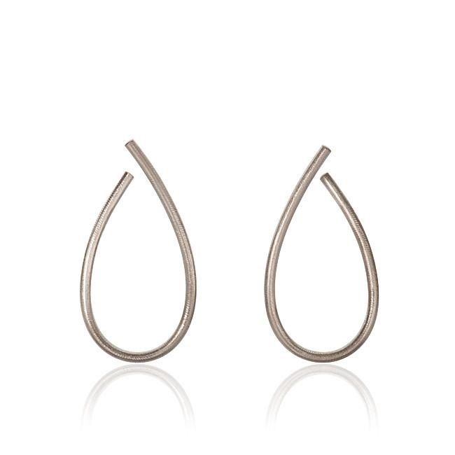 Large Kharisma 18K Whitegold Earrings
