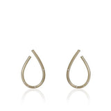 Medium Kharisma 18K Whitegold Earrings w. Diamonds