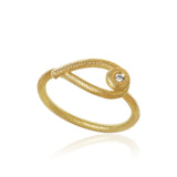 Kharisma 18K Guld Ring m. Diamant